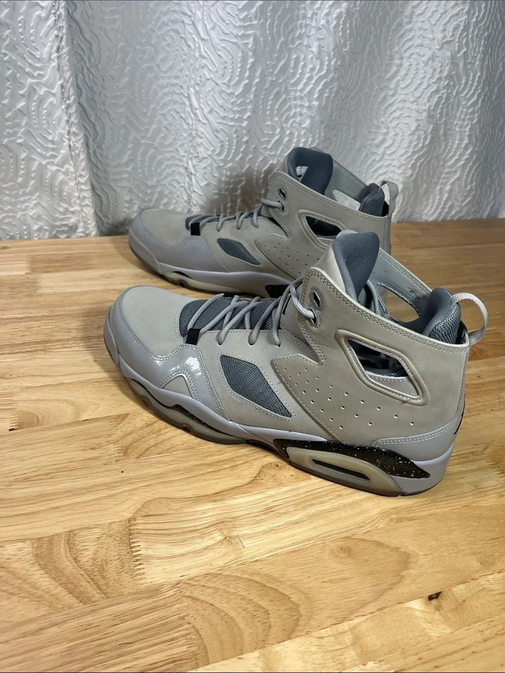 Jordan 555475-003 Flight Club 91 Cool Grey Black Shoes Men Size 11